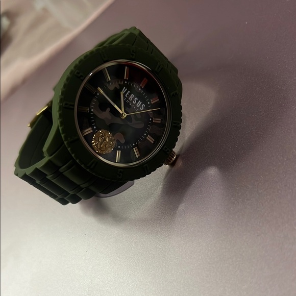 Versus by Visace Green and Gold Watch - Picture 2 of 8